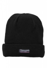Warme Thinsulate-M�tze in schwarz mit Thinsulate Futter