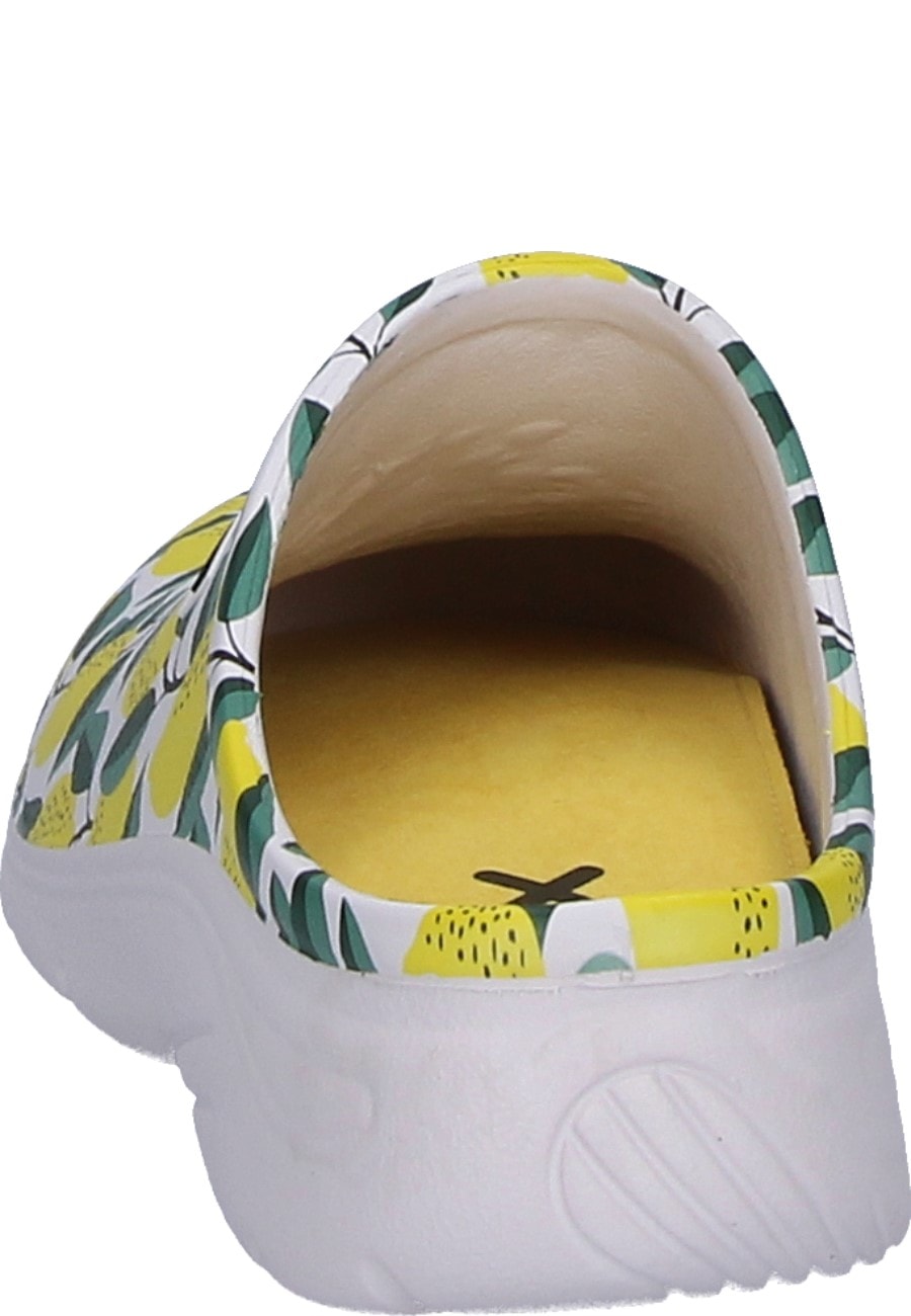 Damenclog mit Zitronenprint von XQ Footwear
