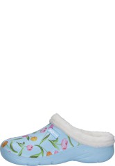 Hellblauer Winterclog mit Tulpenmuster von XQ Footwear